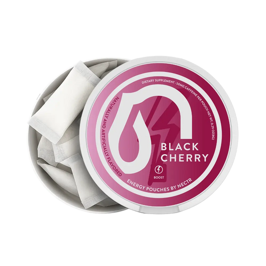 Black Cherry  Energy Pouches Nootropic Energy Pouches by Nectr Energy