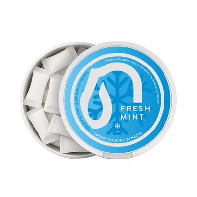 Fresh Mint  Energy Pouches Nootropic Energy Pouches by Nectr Energy