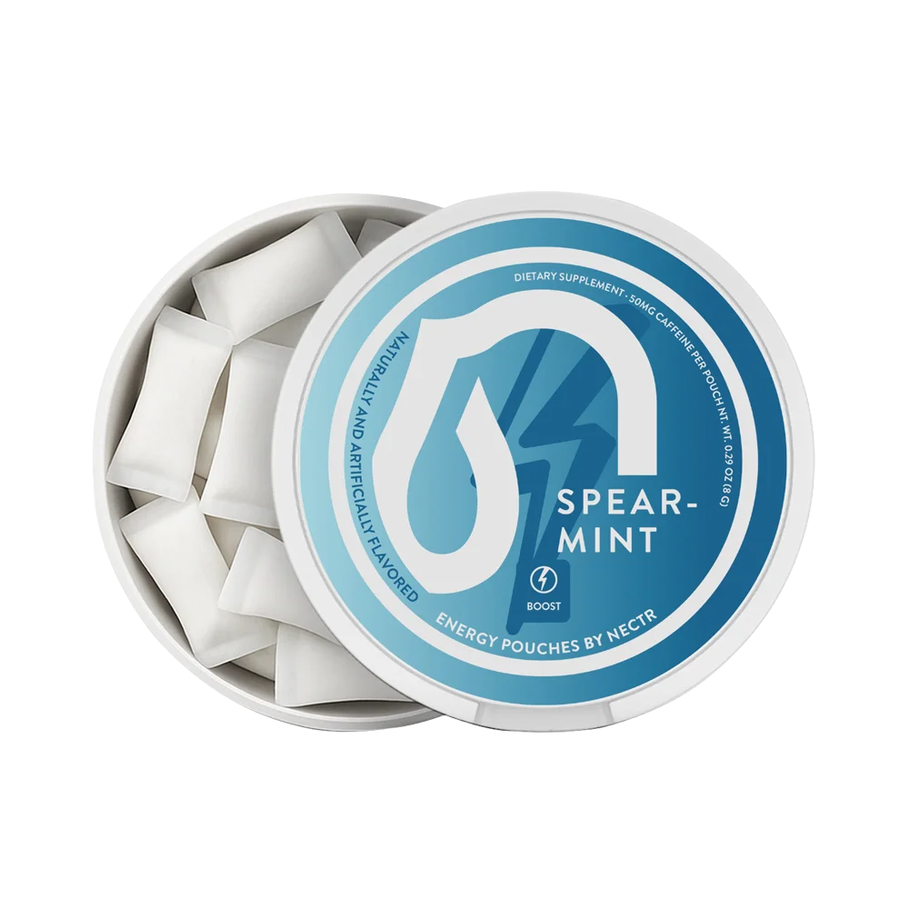 Spearmint  Energy Pouches Nootropic Energy Pouches by Nectr Energy