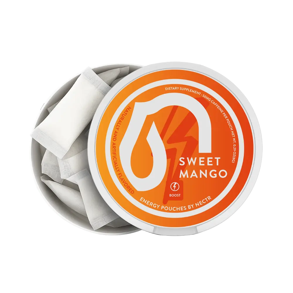 Sweet Mango  Energy Pouches Nootropic Energy Pouches by Nectr Energy