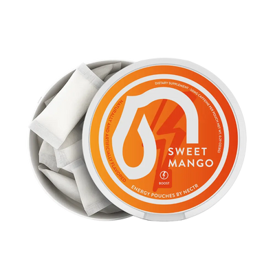Sweet Mango  Energy Pouches Nootropic Energy Pouches by Nectr Energy