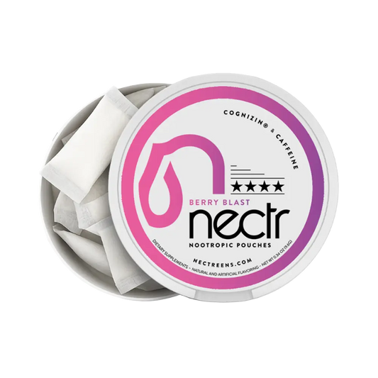 Berry Blast  Focus Pouches Nootropic Energy Pouches by Nectr Energy