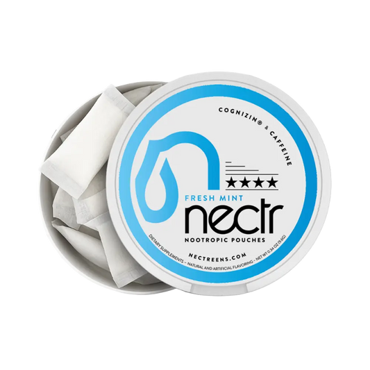 Fresh Mint  Focus Pouches Nootropic Energy Pouches by Nectr Energy