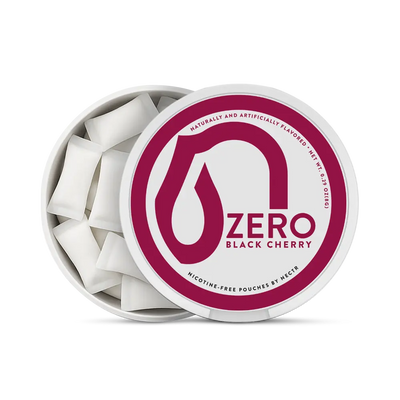 Black Cherry  Zero Pouches Nootropic Energy Pouches by Nectr Energy