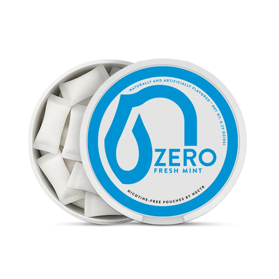 Fresh Mint  Zero Pouches Nootropic Energy Pouches by Nectr Energy