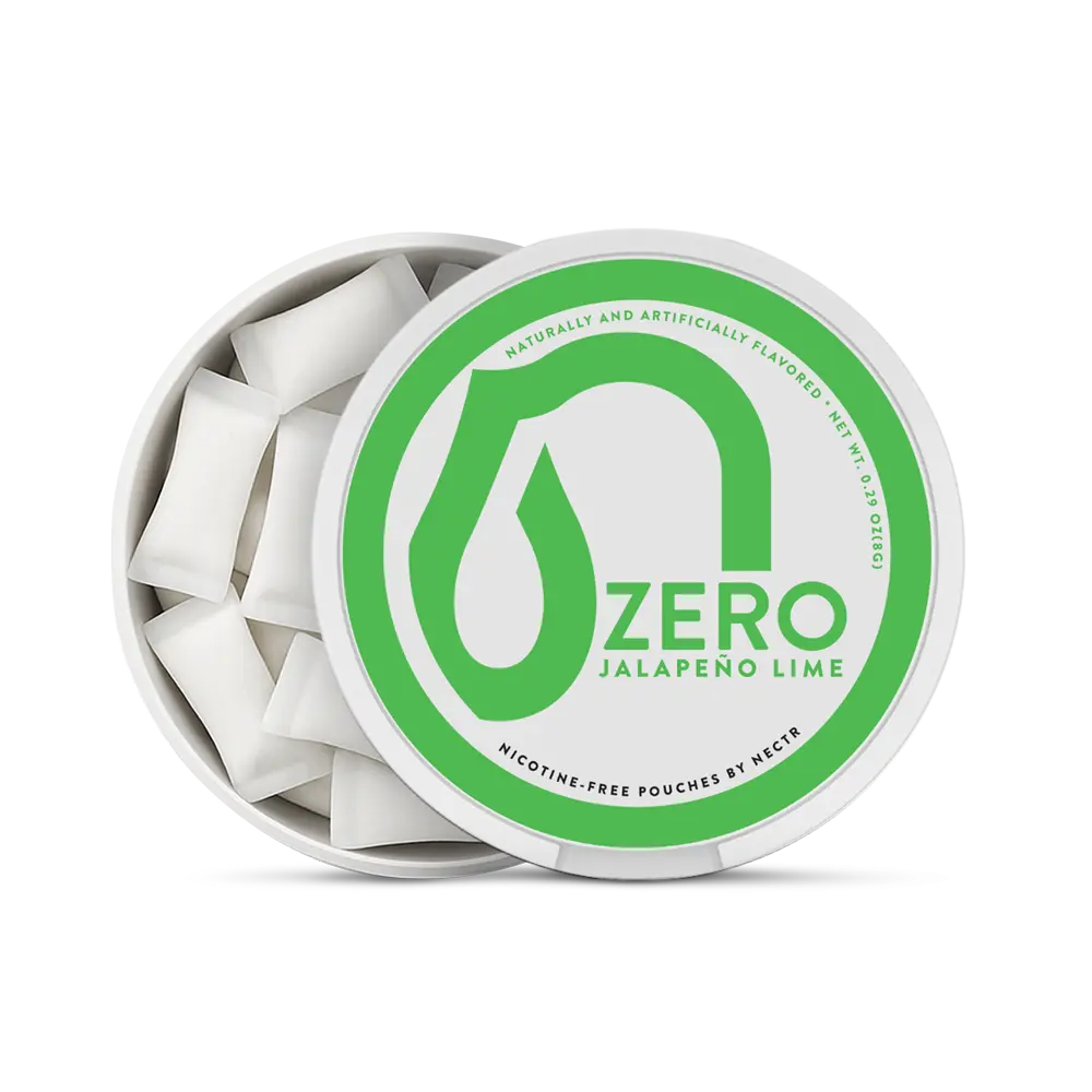 Jalapeno Lime  Zero Pouches Nootropic Energy Pouches by Nectr Energy